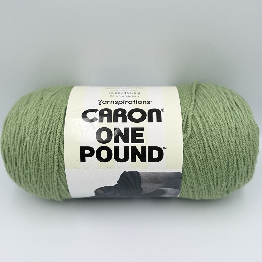 Caron One Pound Yarn Succulent Green 10655 16oz 812 Yds Medium 4 Acrylic Skein